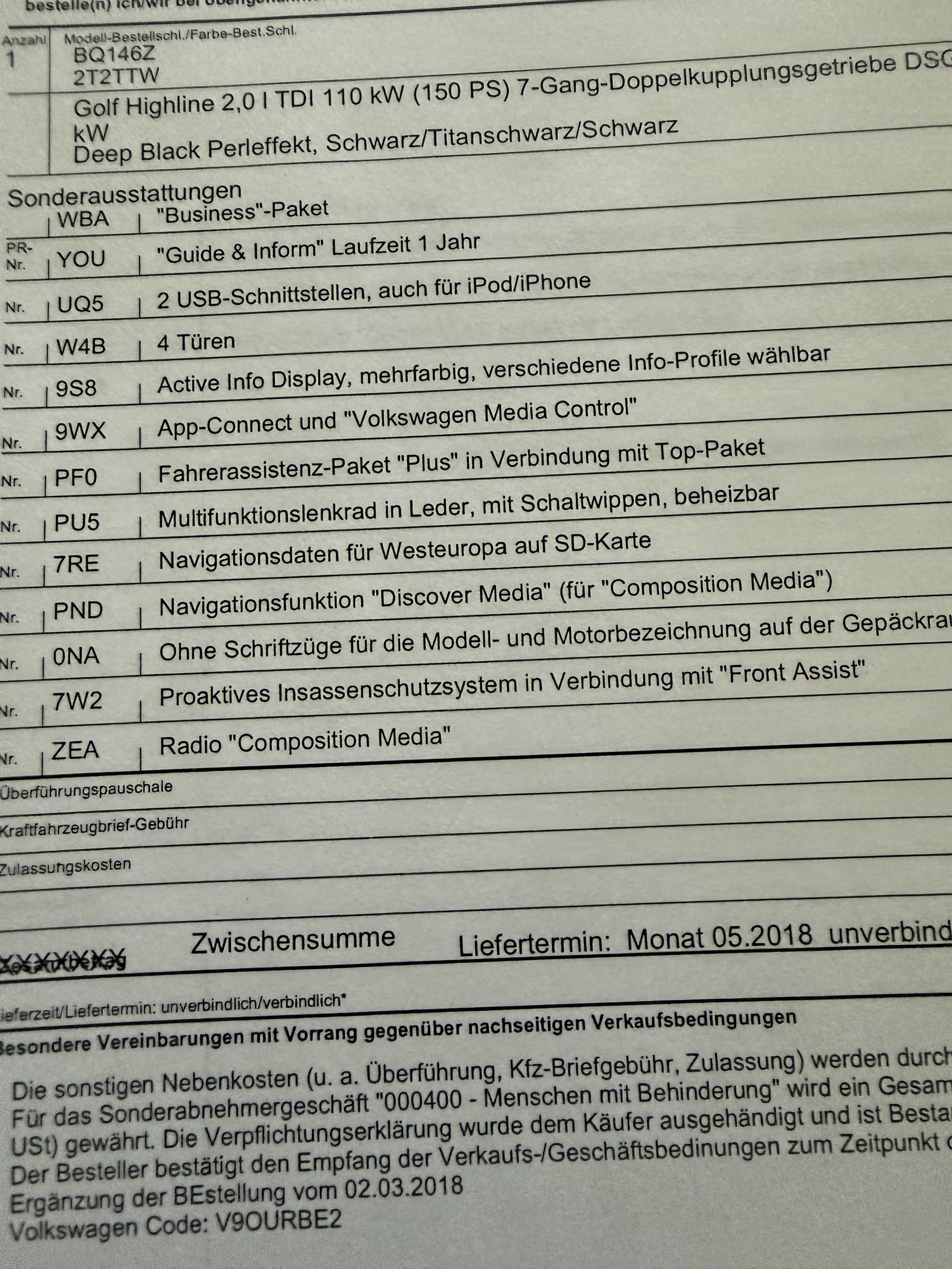 
								Golf 7 TDI Highline DSG full									